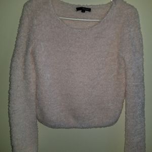 Fluffy pink jumper tally weijl